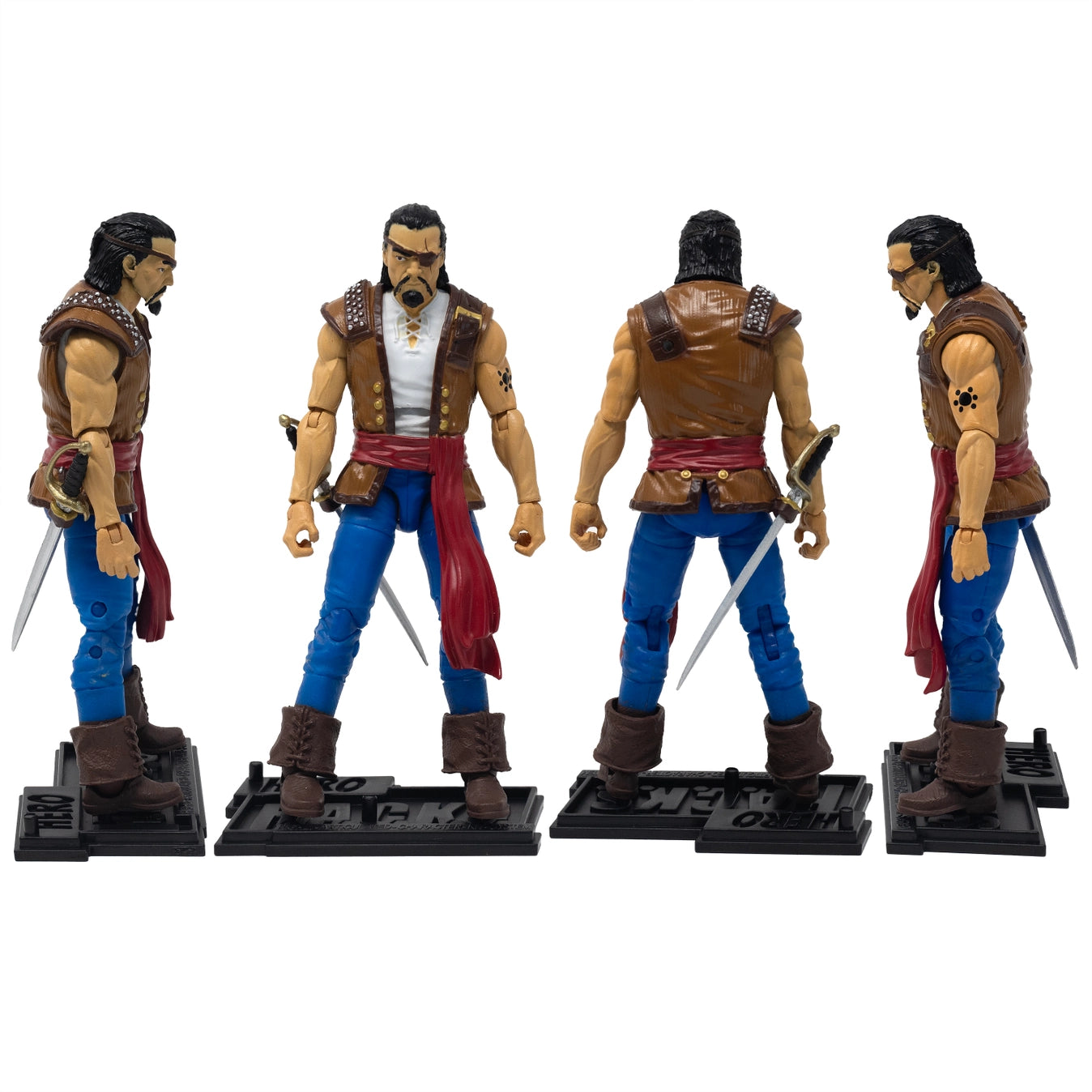 Boss Fight Studio Vitruvian Hero Hacks SINGH PIRATE The Phantom 3.75" Figure H.A.C.K.S.