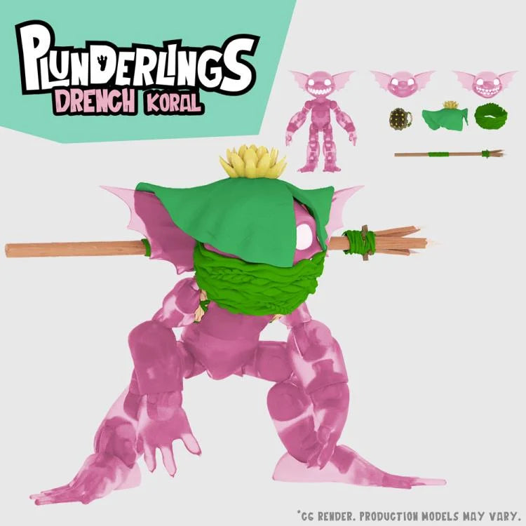 Plunderlings Drench Koral 1/12 Action Figure Lone Coconut