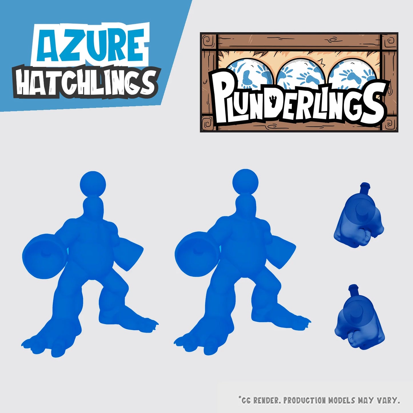 Plunderlings Azure Hatchling Crate 1/12 Action Figure Lone Coconut