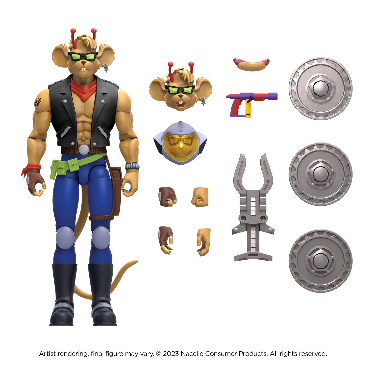 Biker Mice from Mars Throttle Action Figure
