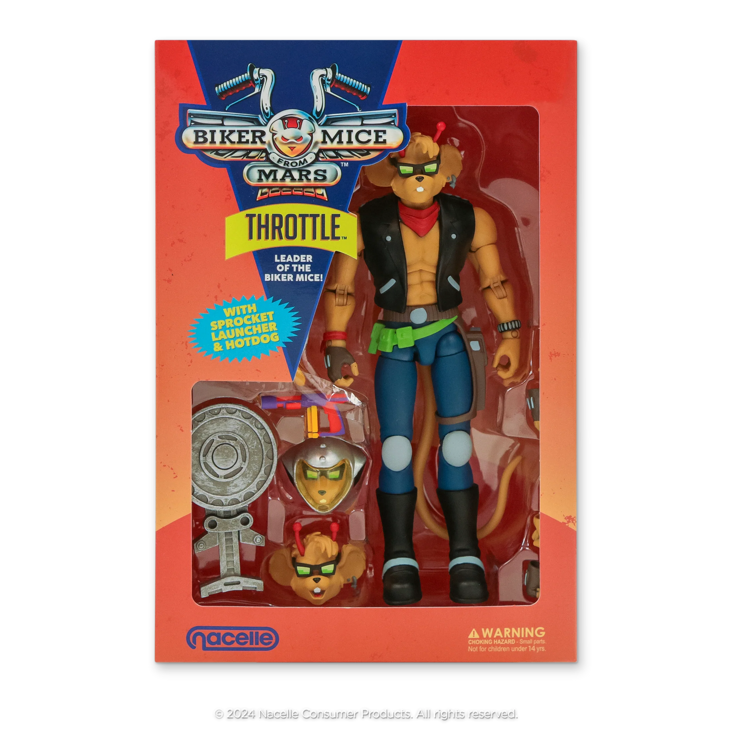 Biker Mice from Mars Throttle Action Figure