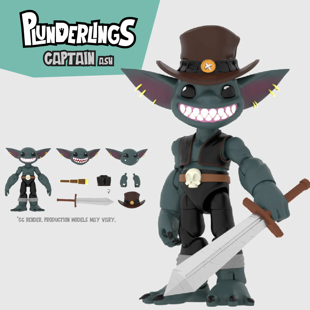 Plunderlings Captain Ash 1/12 Action Figure Lone Coconut