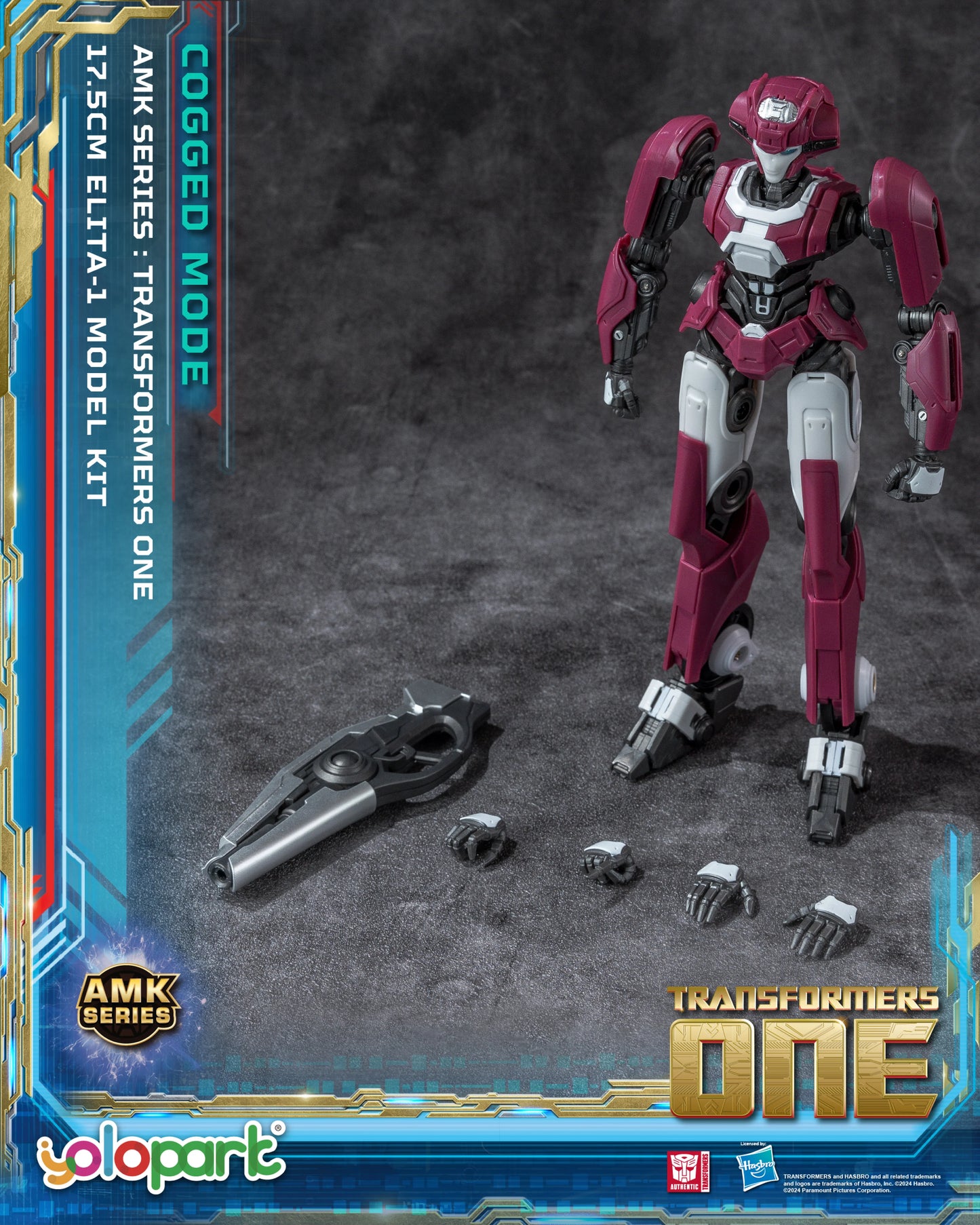 Transformers ONE - 17.5cm Elita-1 Cogged Mode Model Kit - AMK Series