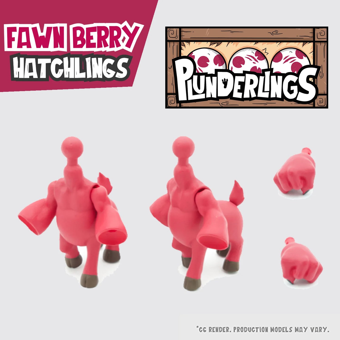 Plunderlings Fawn Berry Hatchling Crate 1/12 Action Figure Lone Coconut