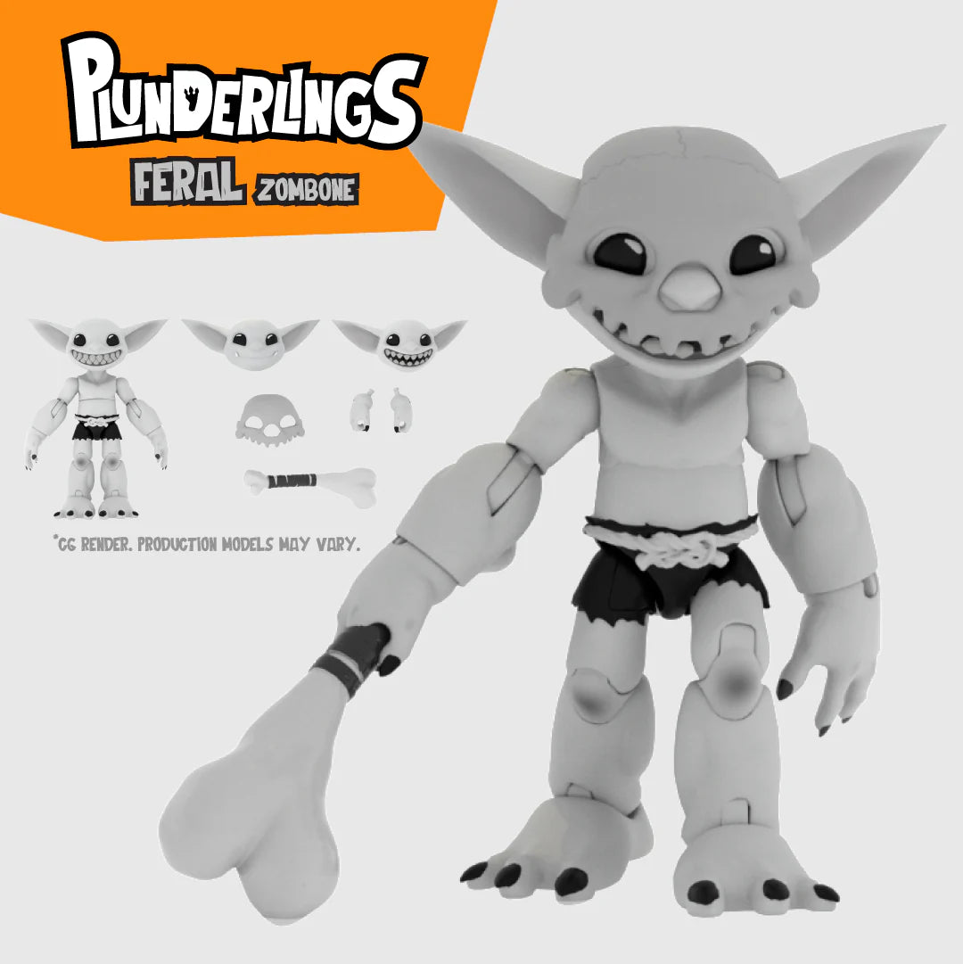 Plunderlings Feral Zombone 1/12 Action Figure Lone Coconut
