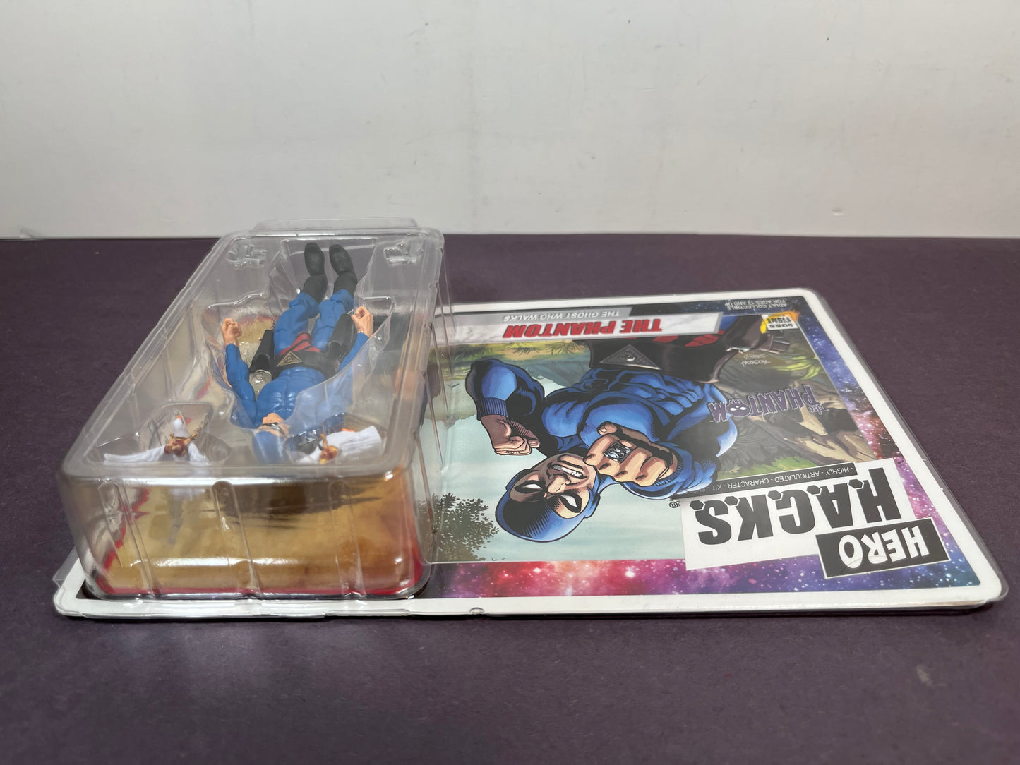 Boss Fight Studio Vitruvian Hero Hacks THE PHANTOM Ghost Who Walks Blue 3.75" Figure H.A.C.K.S