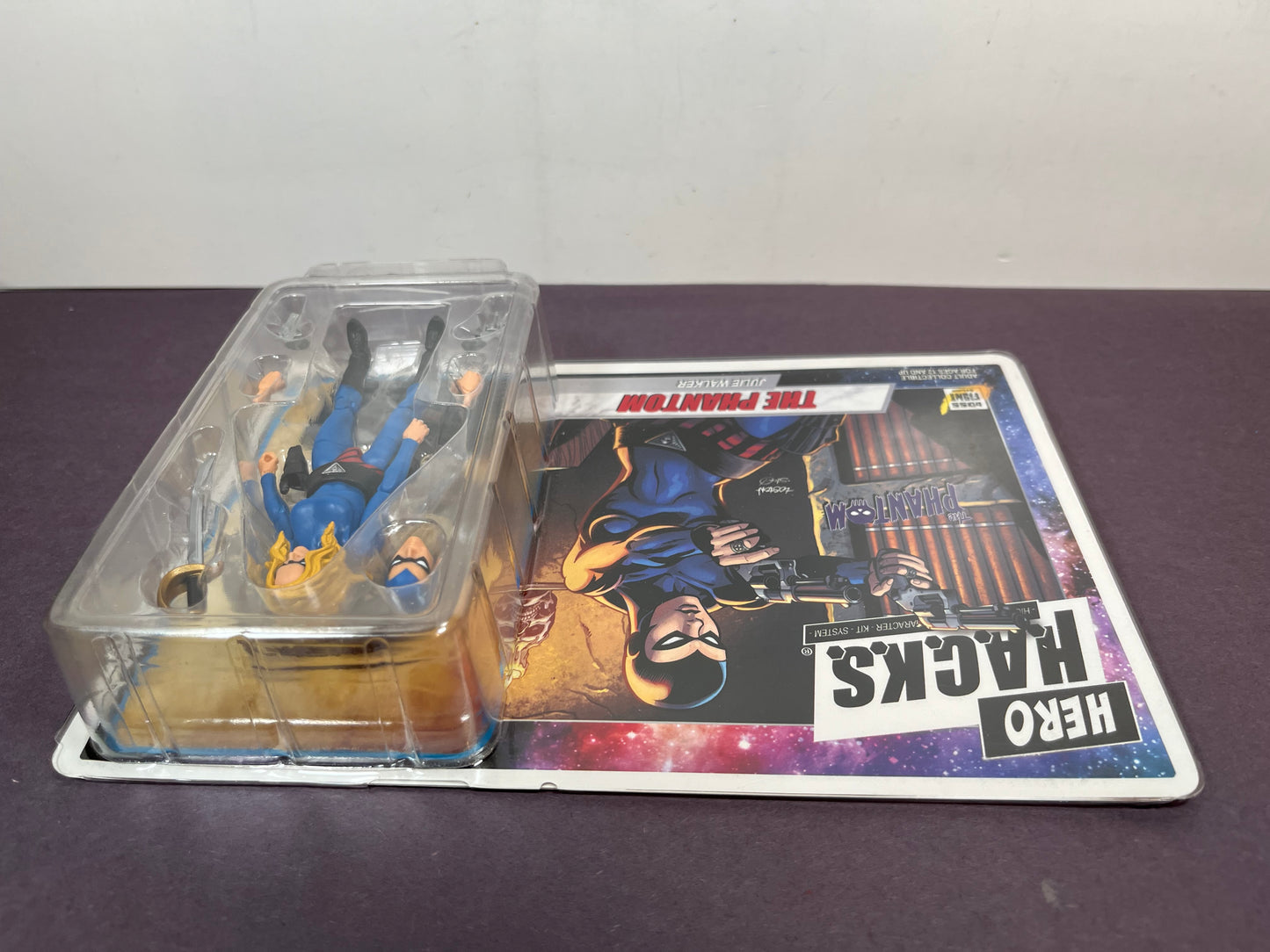 Boss Fight Studio Vitruvian Hero Hacks JULIE WALKER The Phantom Blue 3.75" Figure H.A.C.K.S.