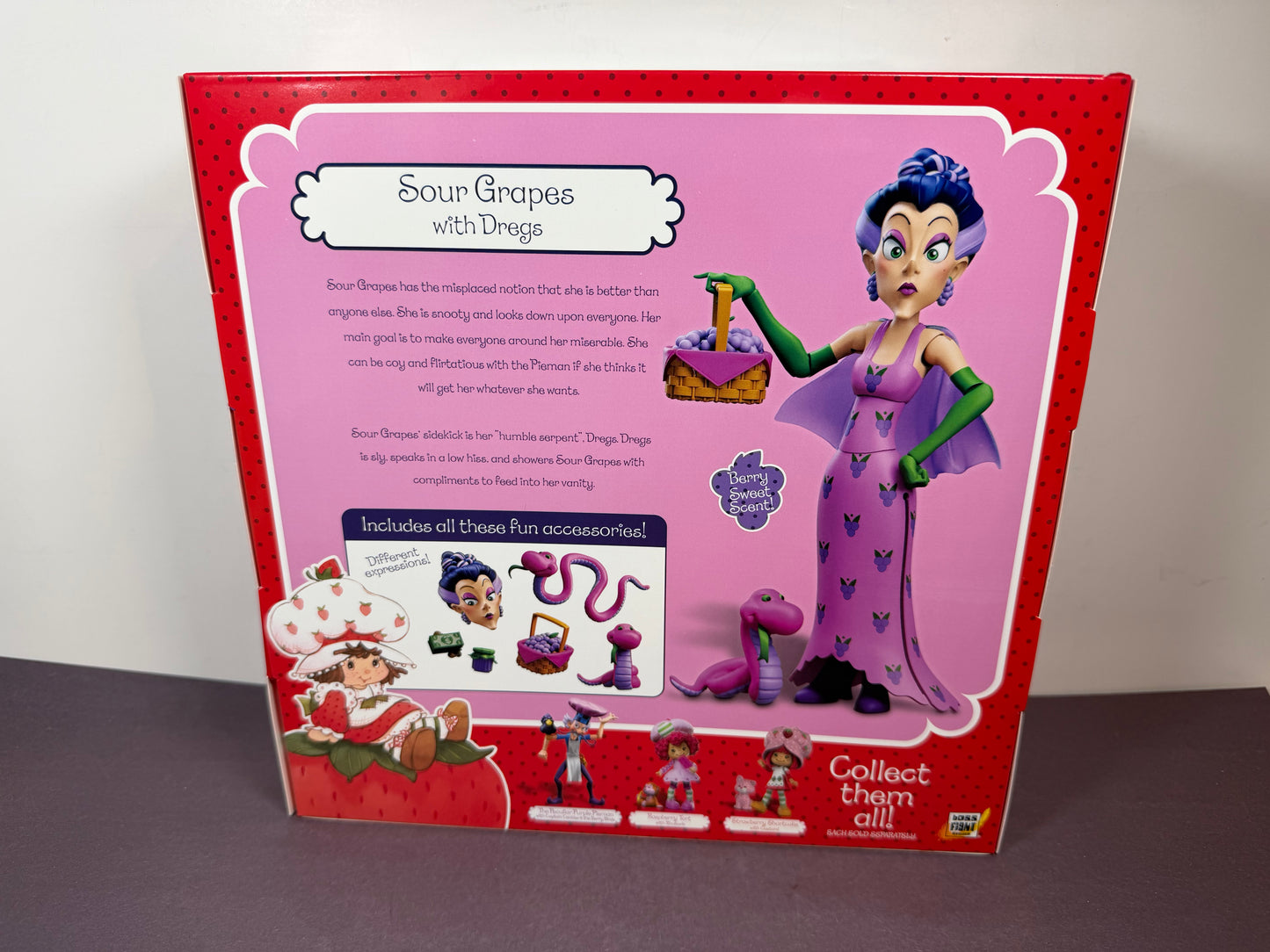 Boss Fight Studio Strawberry Shortcake Sour Grapes Action Figure