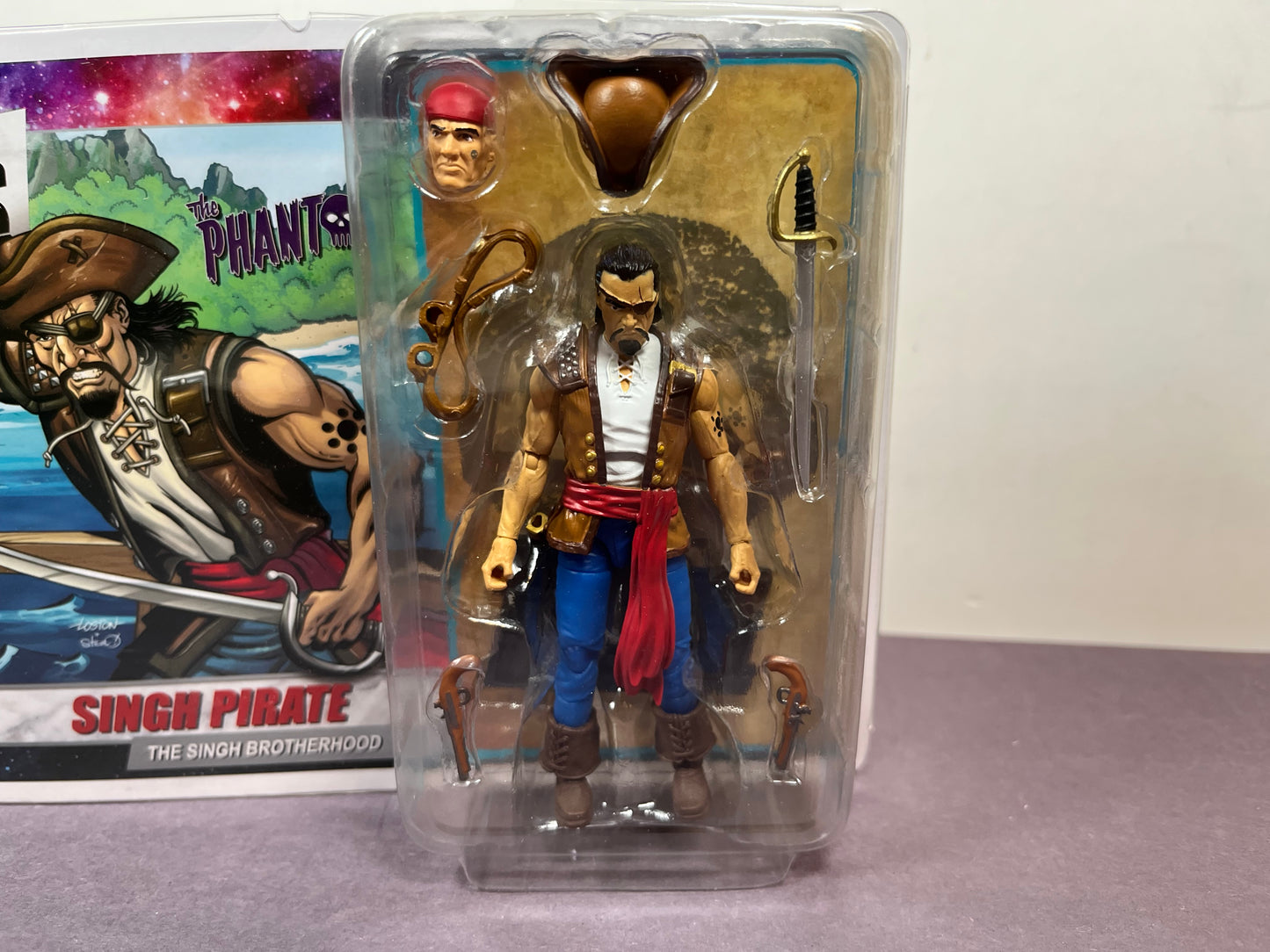 Boss Fight Studio Vitruvian Hero Hacks SINGH PIRATE The Phantom 3.75" Figure H.A.C.K.S.