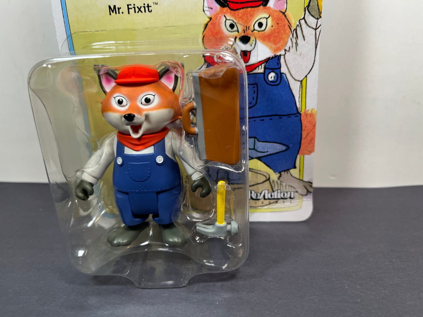 Super7 ReAction Richard Scarry's Busy World MR FIXIT Action Figure