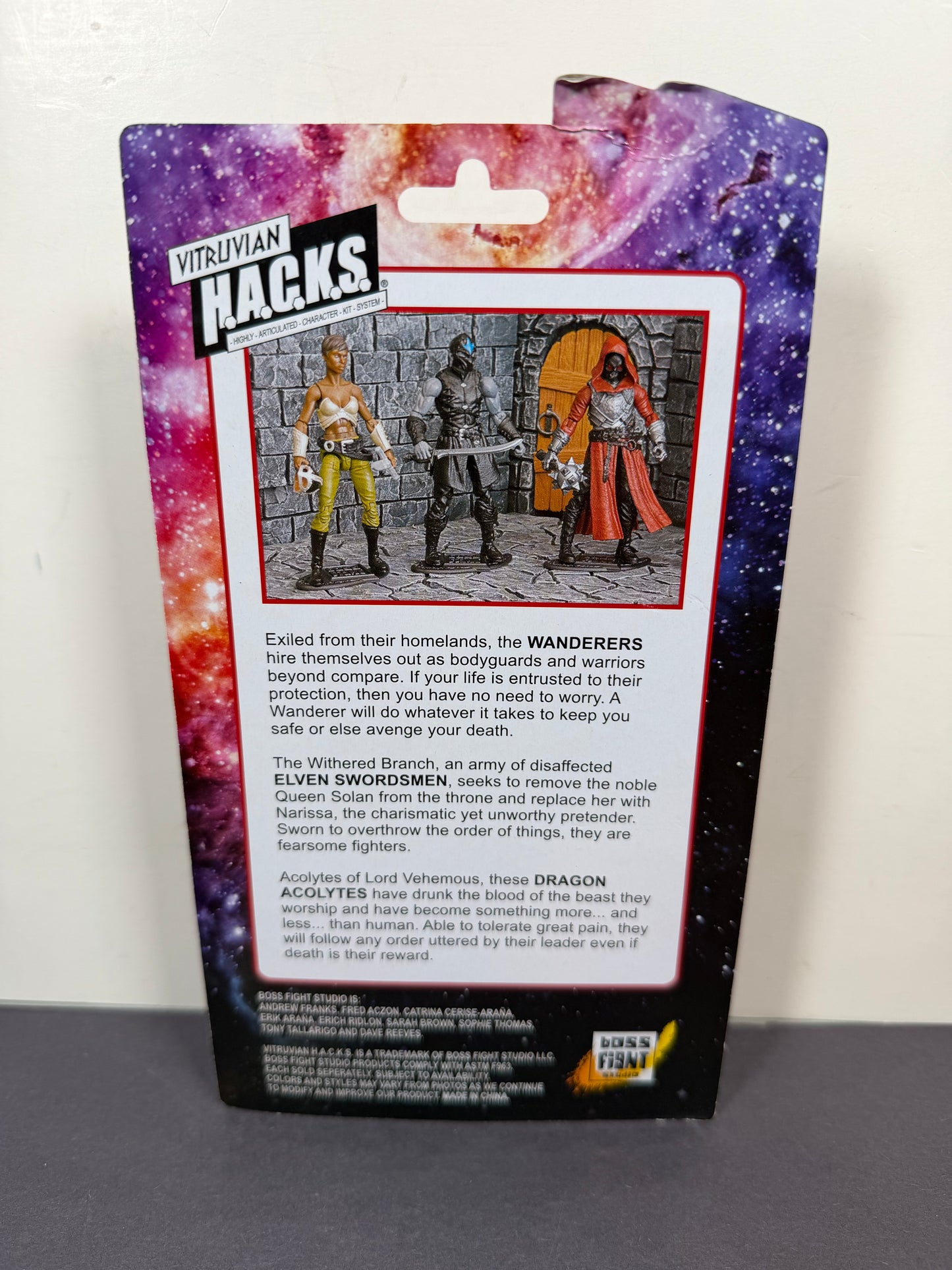 Boss Fight Studio Vitruvian HACKS WANDERER Warrior Action Figure H.A.C.K.S.