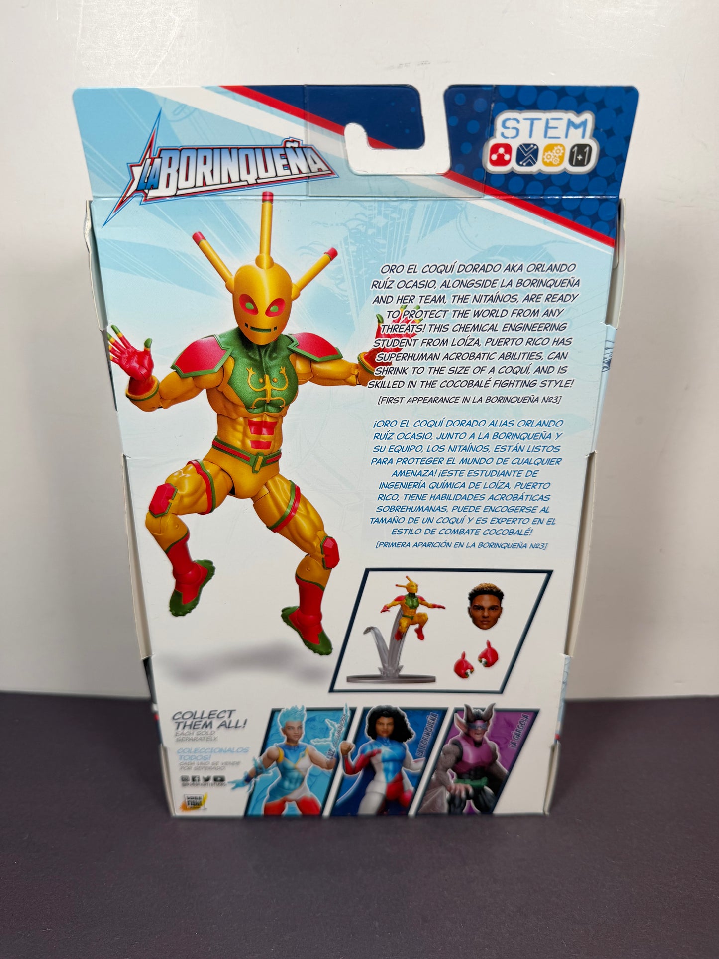 Boss Fight Studio La Borinqueña Oro el Coqui Dorado Action Figure