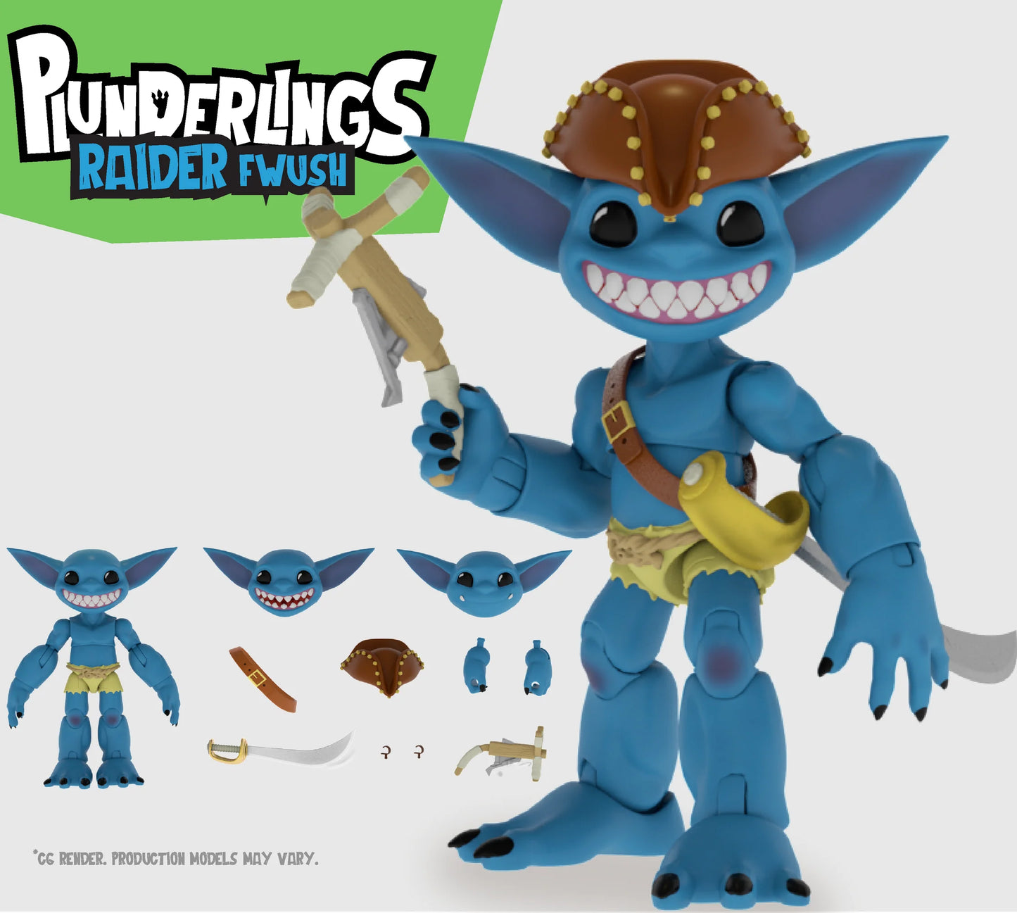 Plunderlings Raider Fwush 1/12 Action Figure Lone Coconut