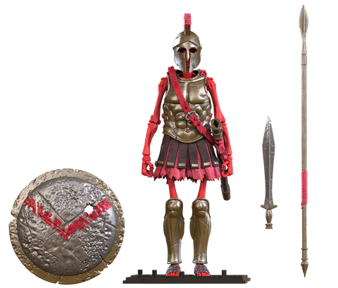 Boss Fight Studio Epic H.A.C.K.S. Action Figure: Spartan Warrior Skeleton Hacks