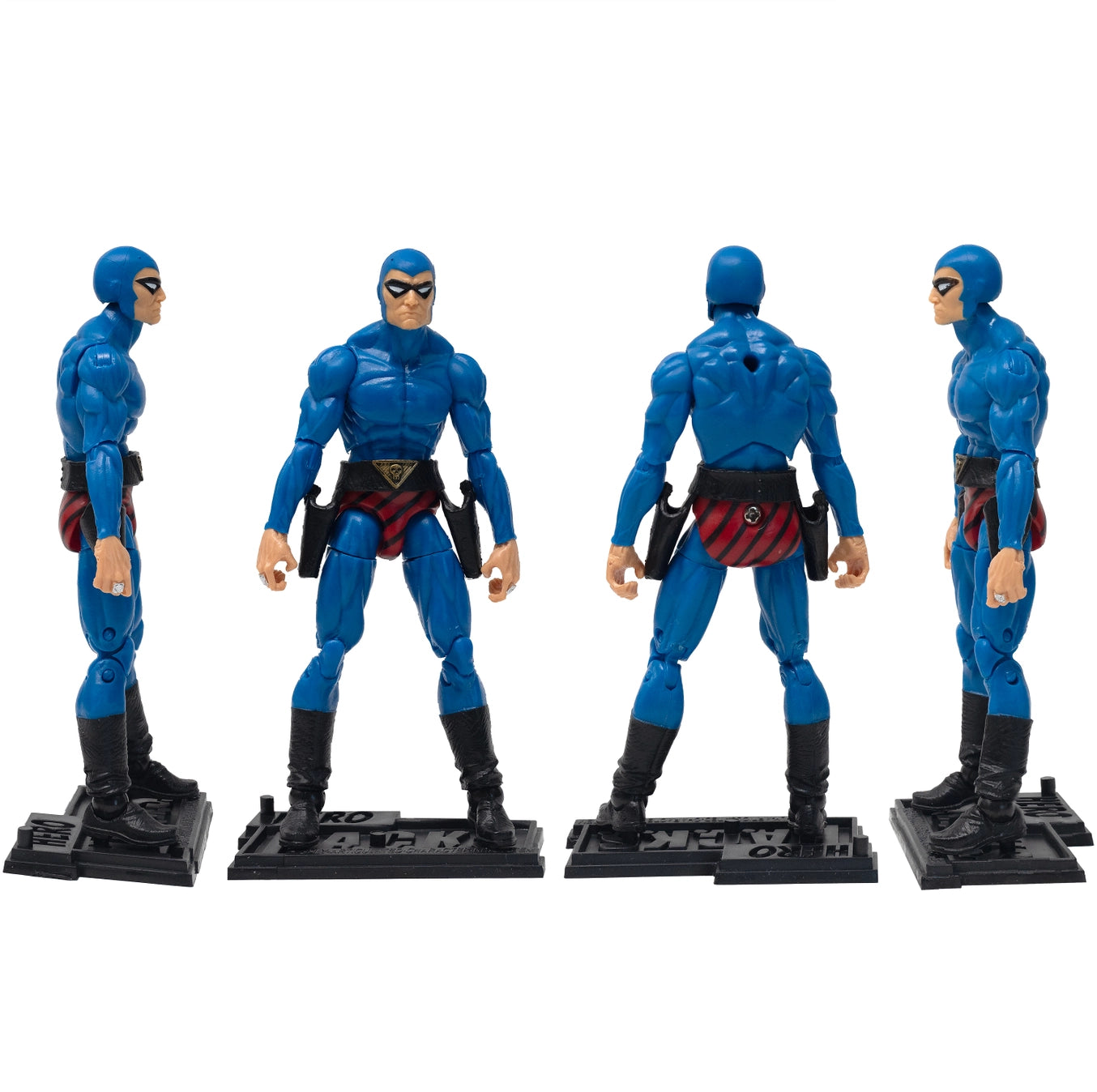 Boss Fight Studio Vitruvian Hero Hacks THE PHANTOM Ghost Who Walks Blue 3.75" Figure H.A.C.K.S