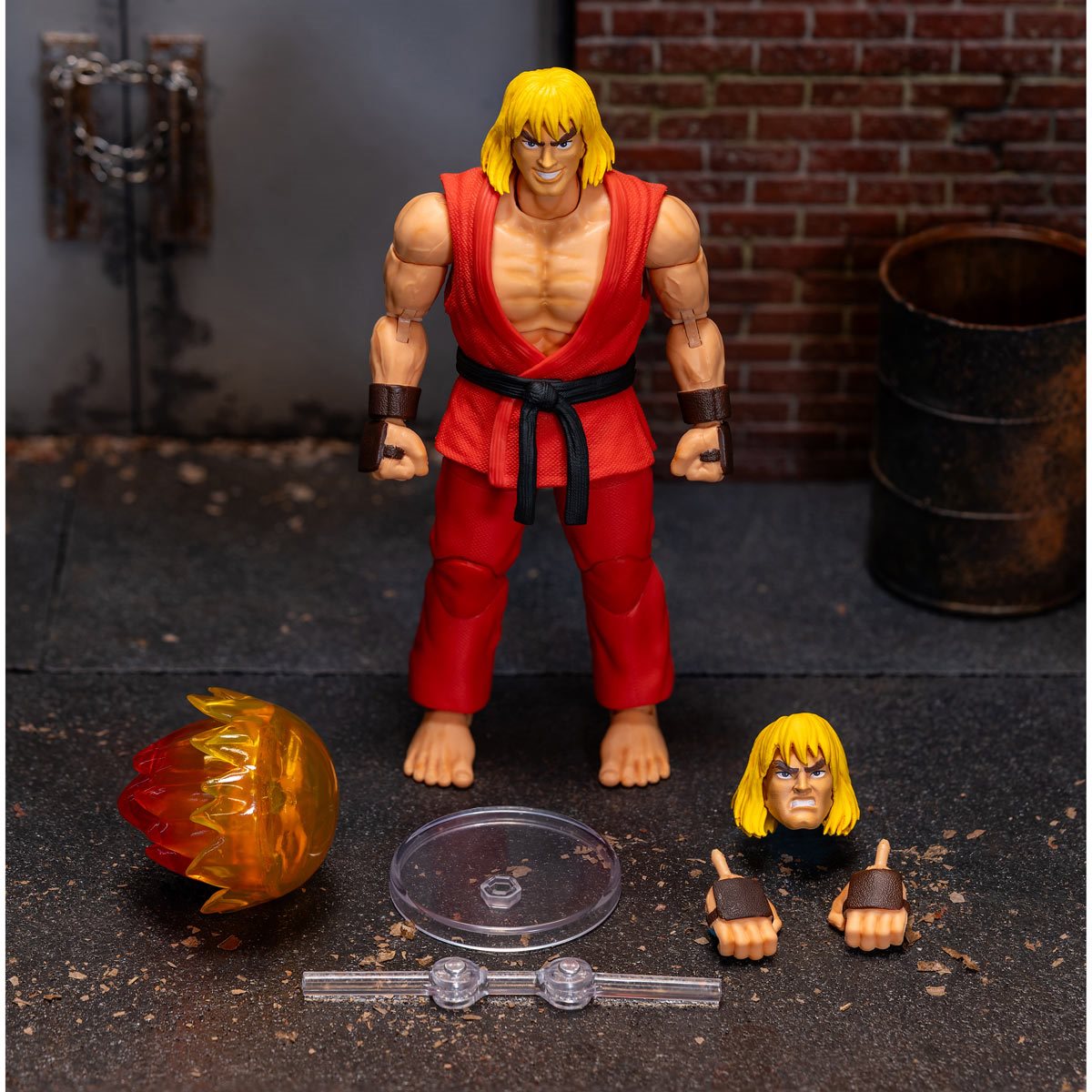 Jada Ultra Street Fighter II Ken 1/12 Scale Action Figure