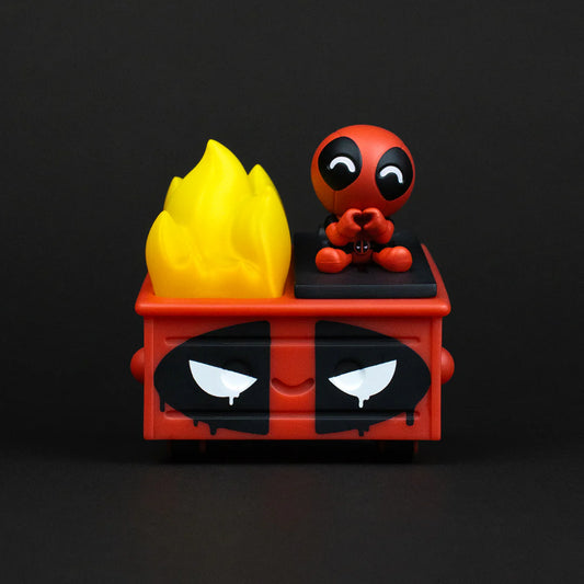 100% Soft Deadpool Dumpster Fire Vinyl Figure