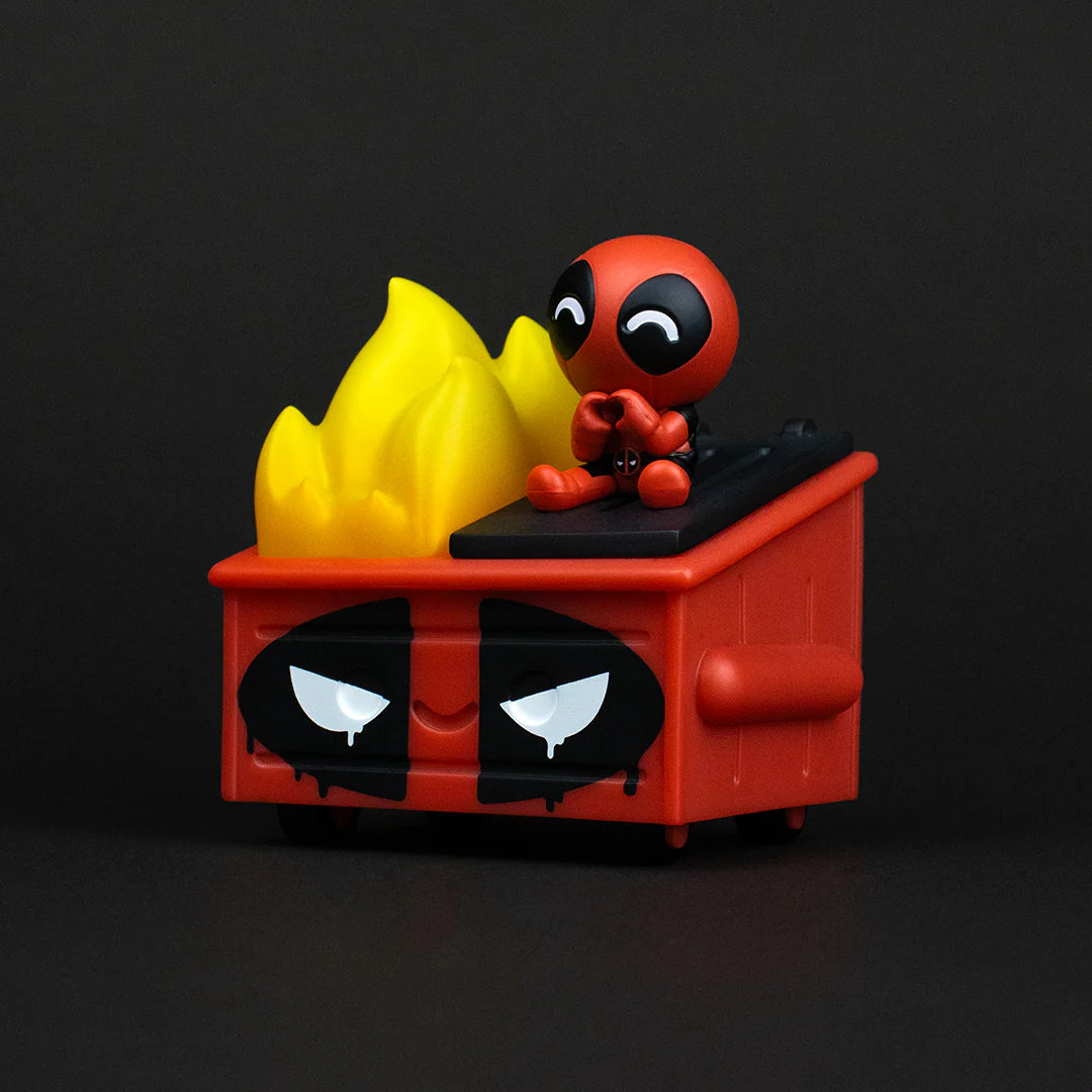 100% Soft Deadpool Dumpster Fire Vinyl Figure