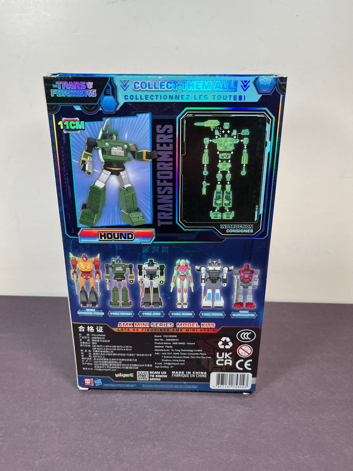 Yolopark Transformers Wave 2 HOUND G1 AMK Mini Model Figure Kit