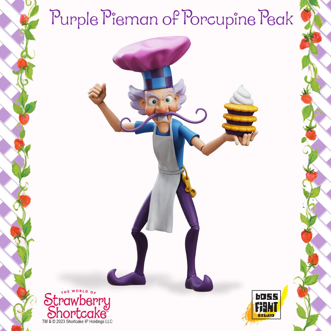 Boss Fight Studio Strawberry Shortcake Purple Pieman Action Figure