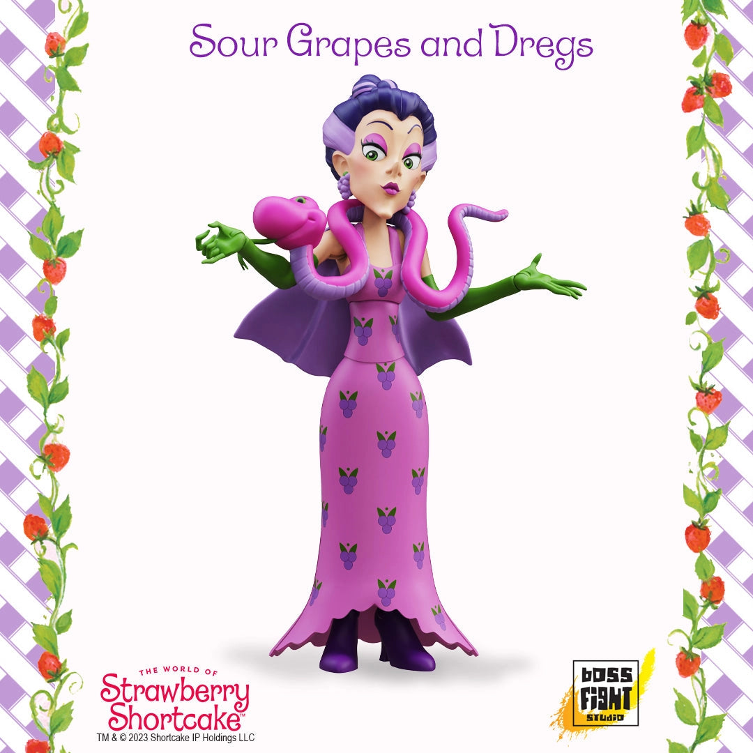 Boss Fight Studio Strawberry Shortcake Sour Grapes Action Figure