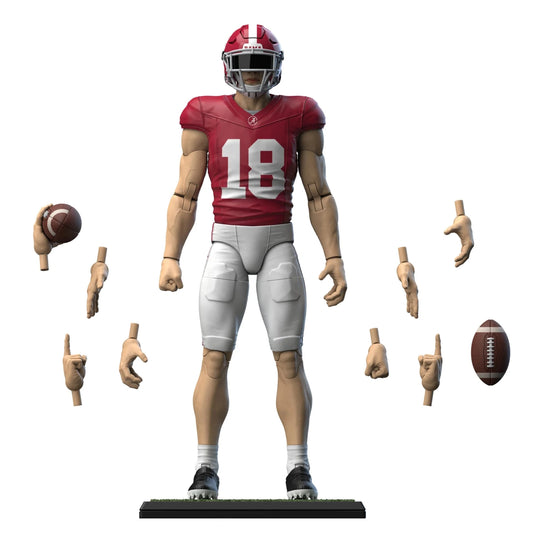 Collegiate Legends #18 Alabama Walk-On Player College Football Action Figure