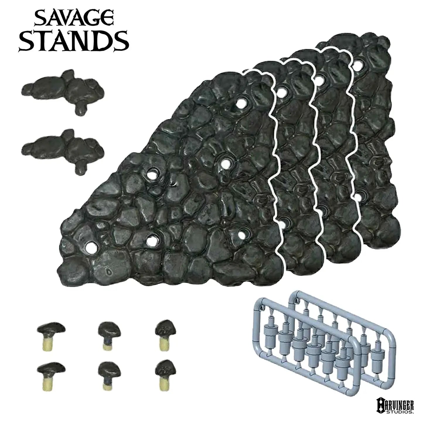 Savage Crucible Savage Stands Action Figure Accessories Set