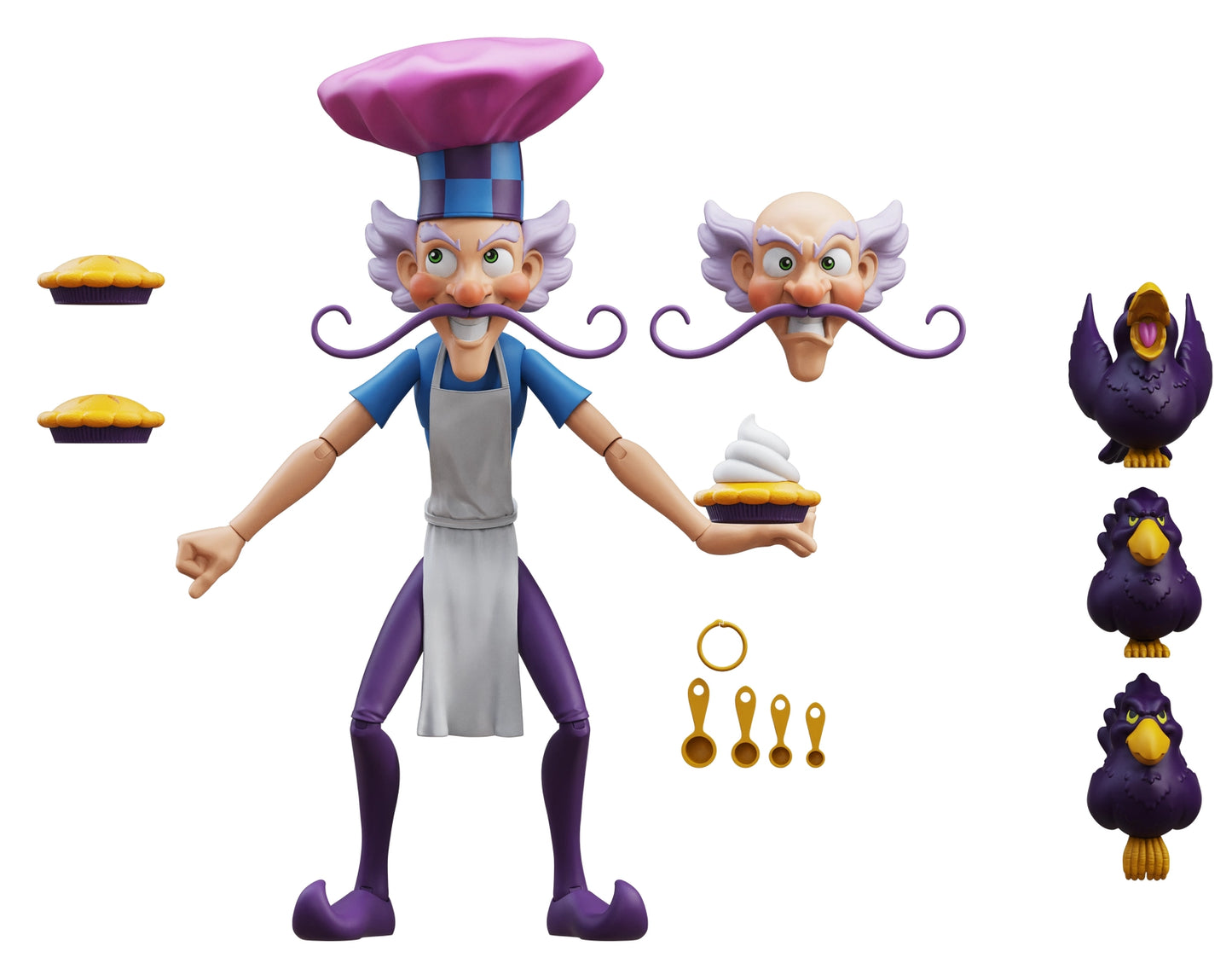 Boss Fight Studio Strawberry Shortcake Purple Pieman Action Figure