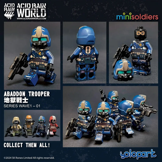 Yolopark Acid Rain World Minisoldiers Series 01 ABADDON TROOPER Figure