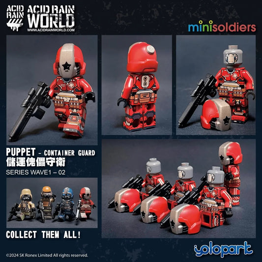Yolopark Acid Rain World Minisoldiers Series 01 PUPPET Container Guard Figure