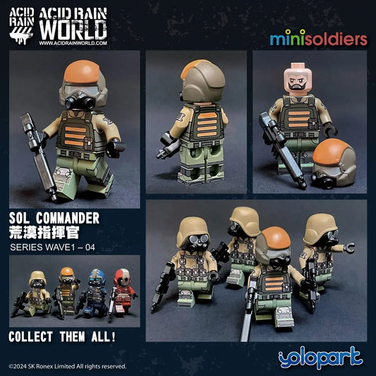 Yolopark Acid Rain World Minisoldiers Series 01 SOL COMMANDER Figure