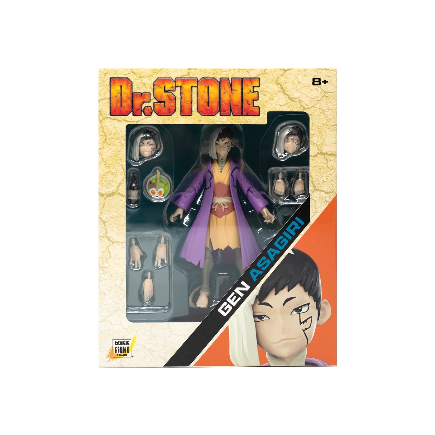 Boss Fight Studio Dr. STONE Gen Asagiri Action Figure