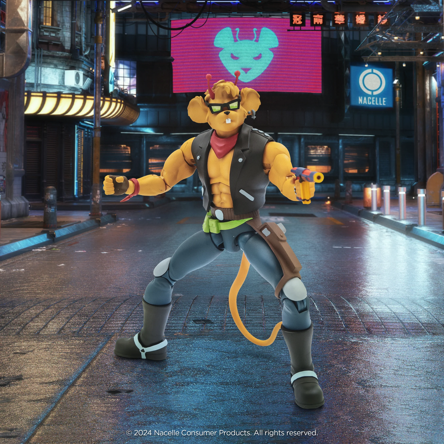Biker Mice from Mars Throttle Action Figure