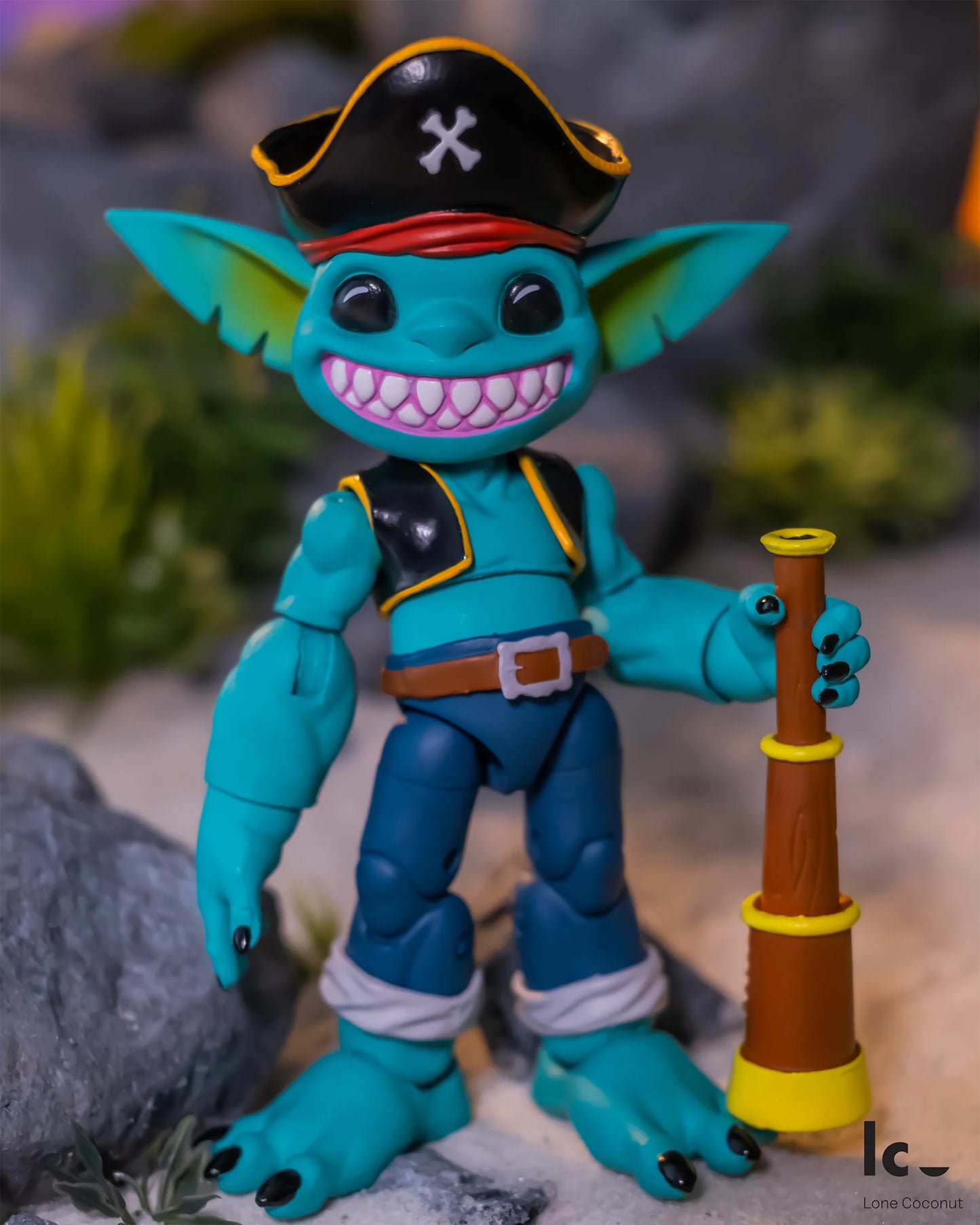 Plunderlings Captain Teel 1/12 Action Figure Lone Coconut