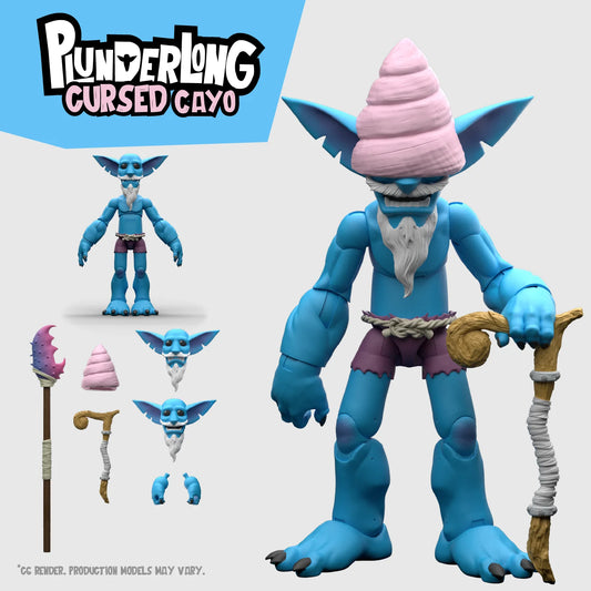 Plunderlings Plunderlong Cursed Cayo 1/12 Action Figure Lone Coconut