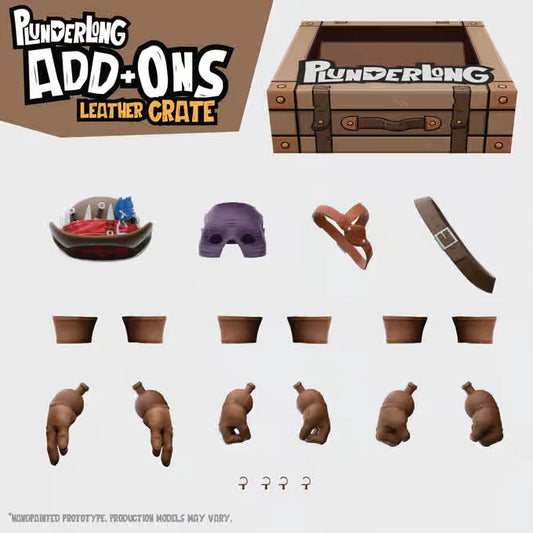 Plunderlings Plunderlong Leather Crate 1/12 Scale Figure Add-Ons Accessories