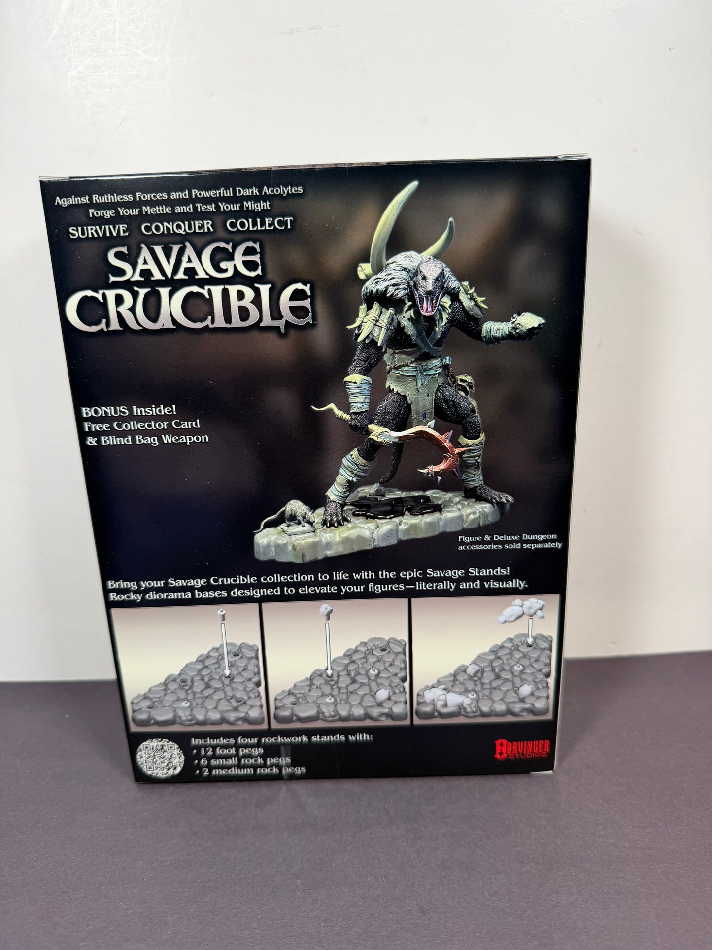 Savage Crucible Savage Stands Action Figure Accessories Set