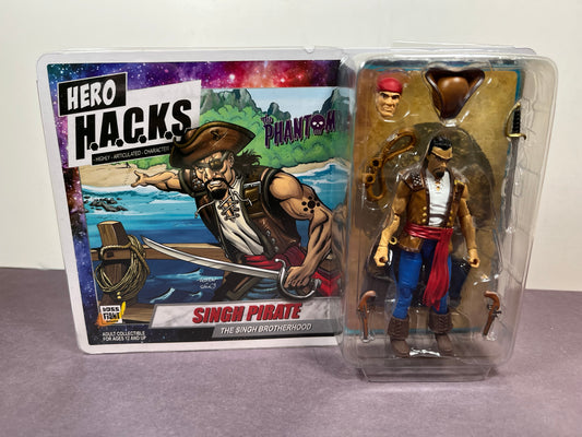 Boss Fight Studio Vitruvian Hero Hacks SINGH PIRATE The Phantom 3.75" Figure H.A.C.K.S.