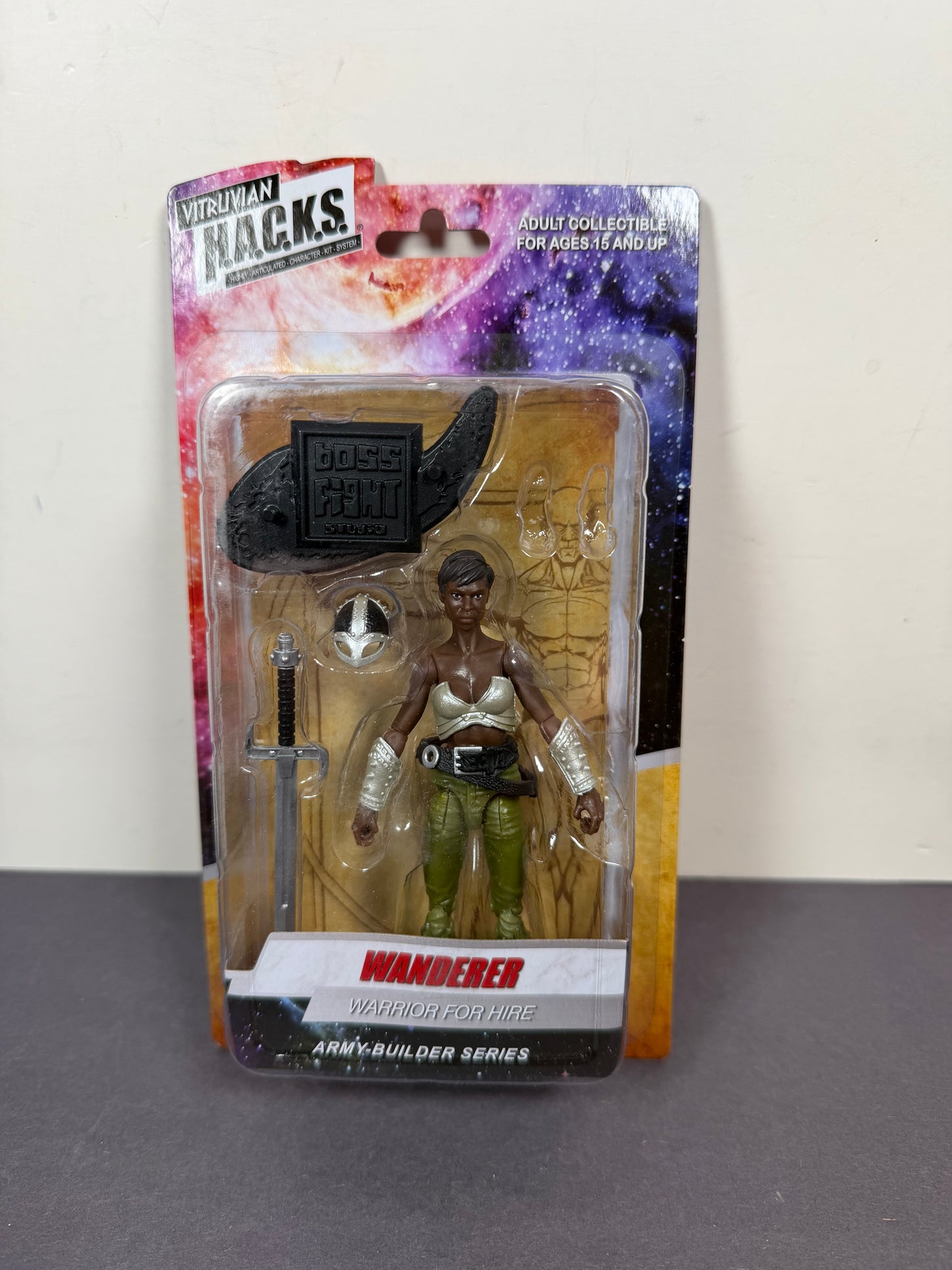Boss Fight Studio Vitruvian HACKS WANDERER Warrior Action Figure H.A.C.K.S.