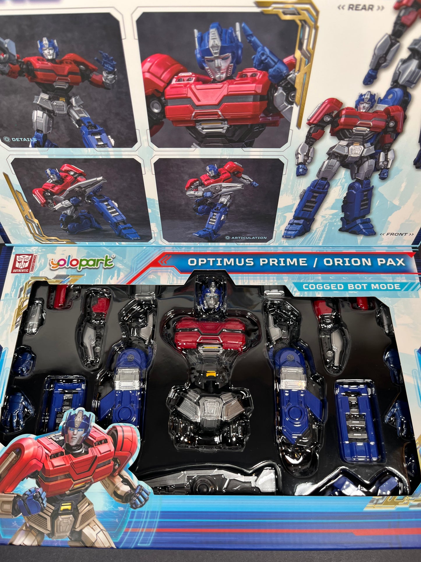 Yolopark Transformers ONE - 20cm Orion Pax [Optimus Prime] Cogged Mode Model Kit - AMK Series
