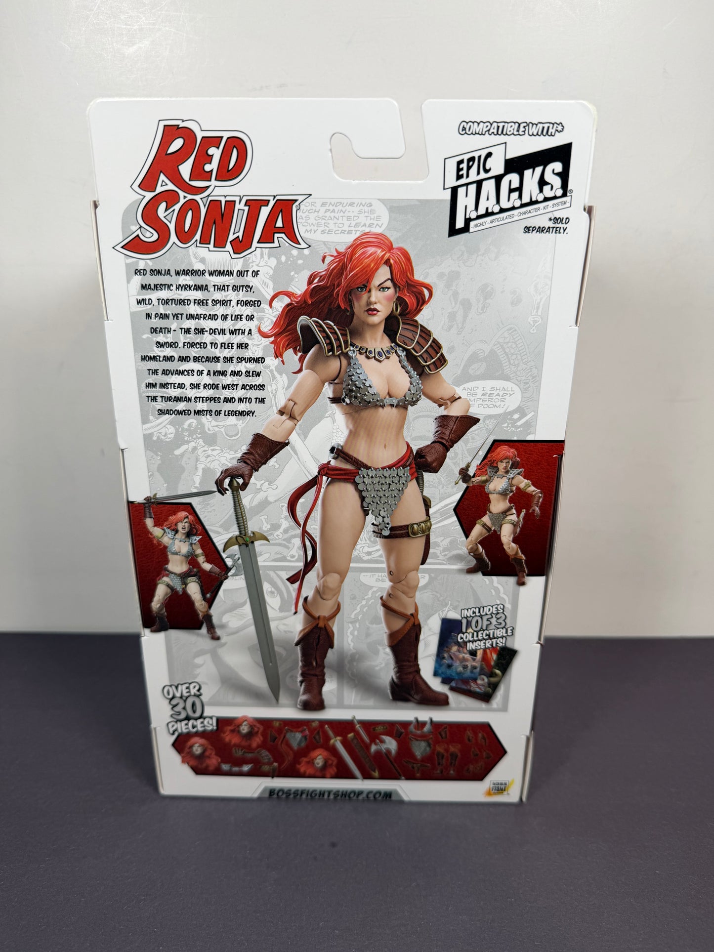 Boss Fight Studio EPIC H.A.C.K.S. Red Sonja 1:12 Action Figure Hacks