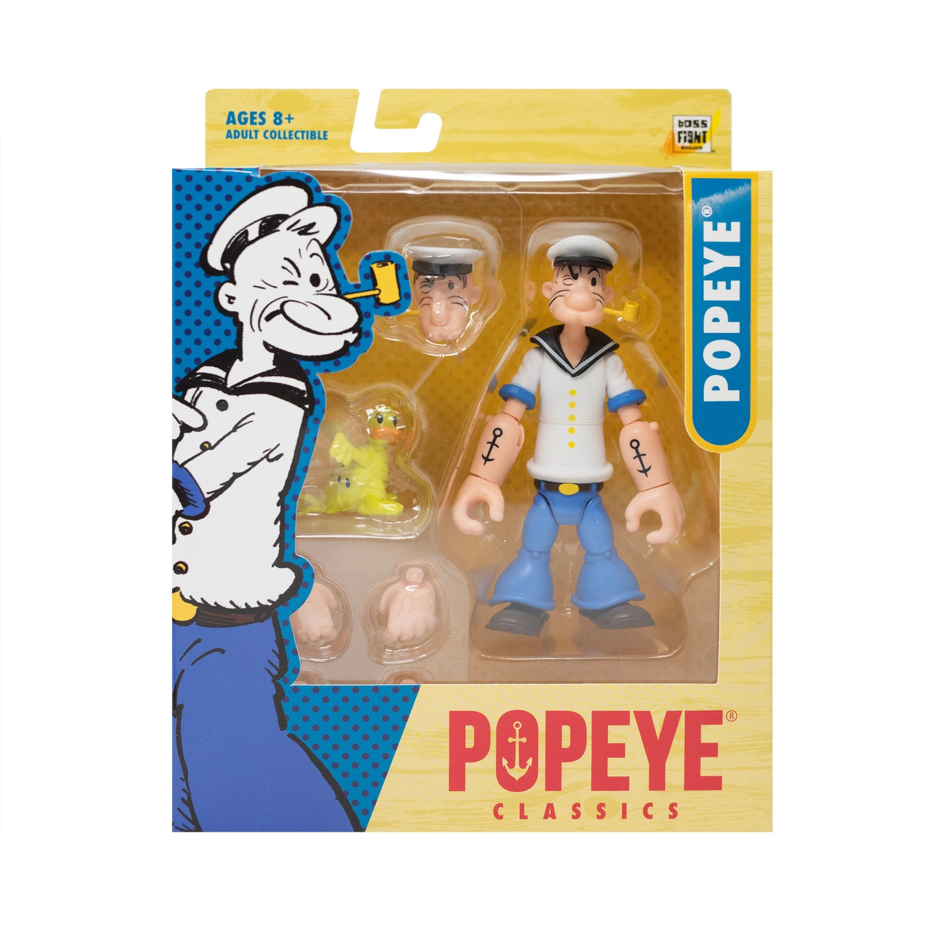 Boss fight Studio Popeye Classics 1st Appearance Action Figure