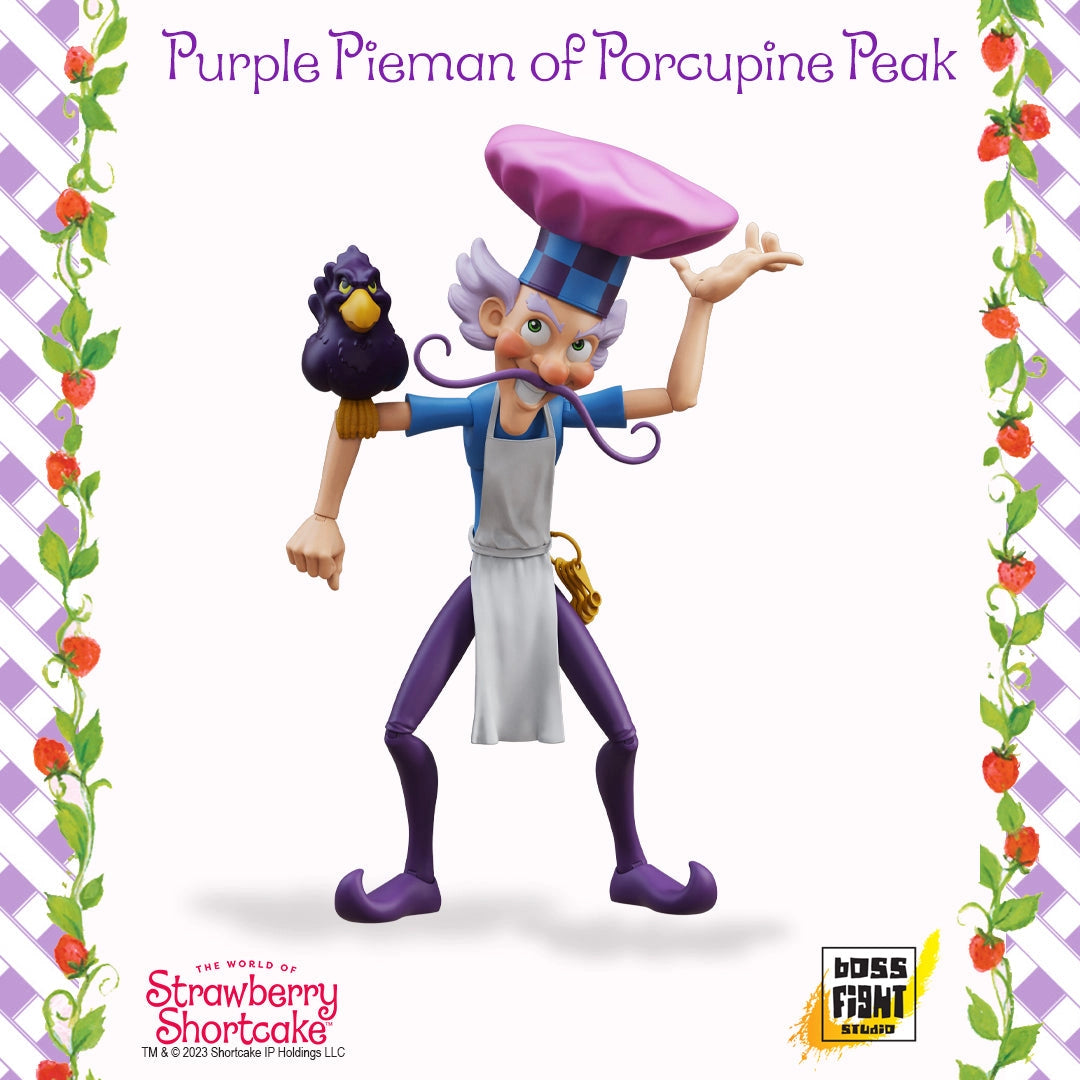 Boss Fight Studio Strawberry Shortcake Purple Pieman Action Figure