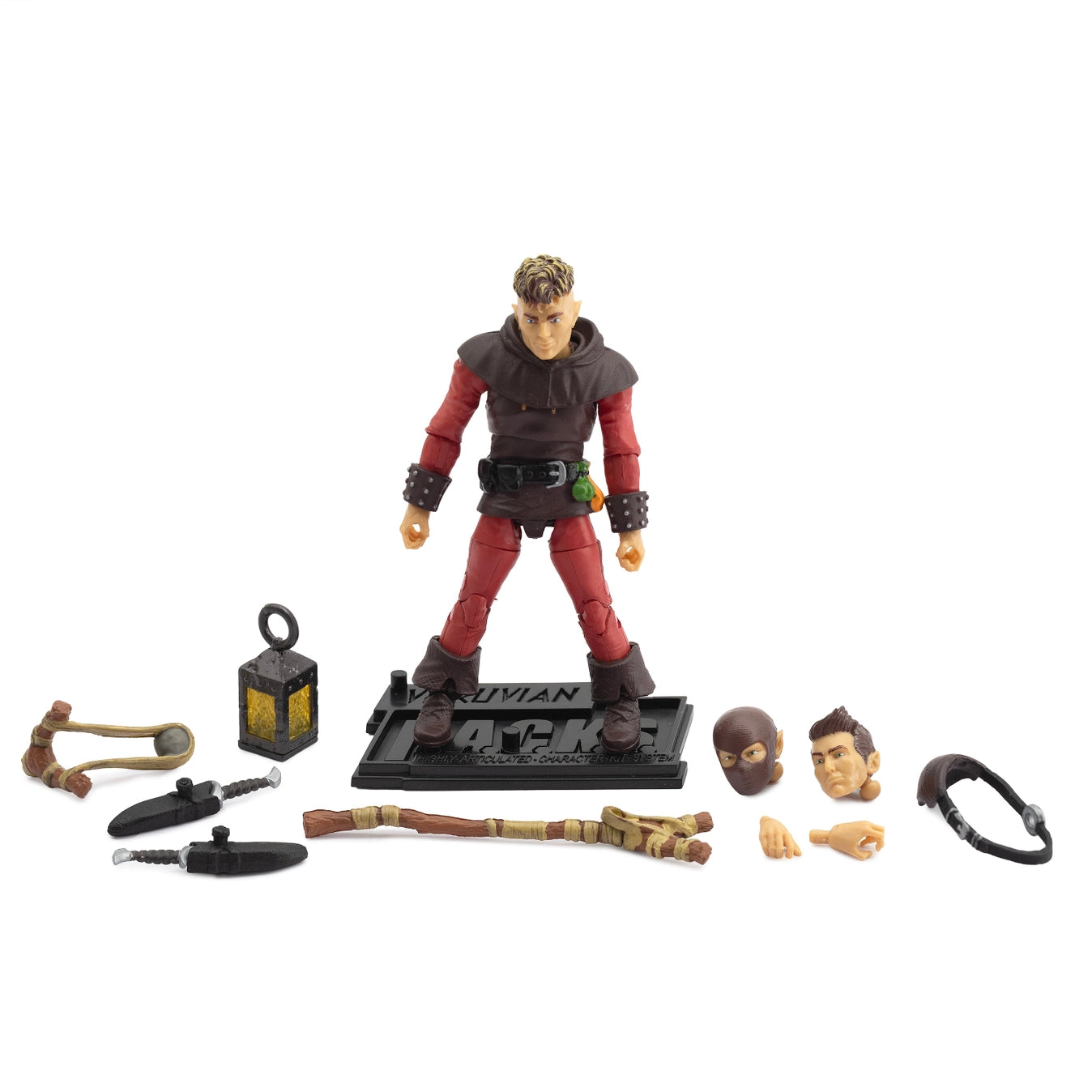 Boss Fight Studio Vitruvian H.A.C.K.S. Action Figure Dwynn Dellos Halfling Scout HACKS