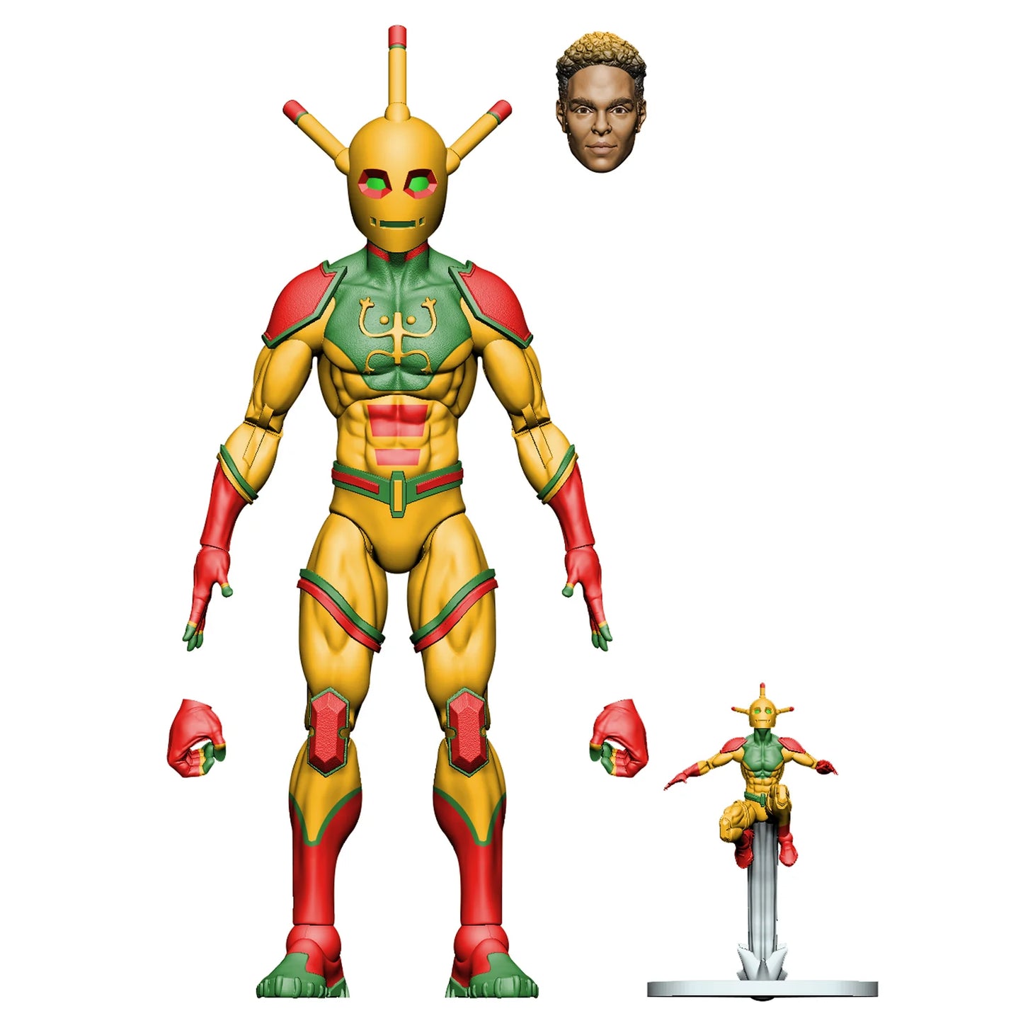 Boss Fight Studio La Borinqueña Oro el Coqui Dorado Action Figure
